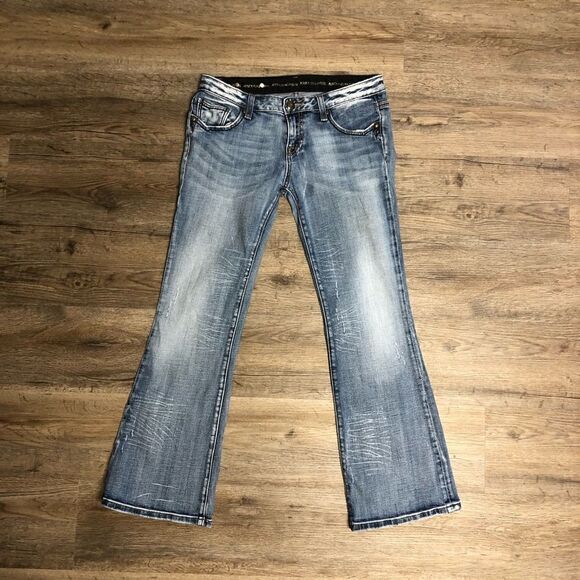Rerock for Express boot cut jeans - Picture 1 of 12